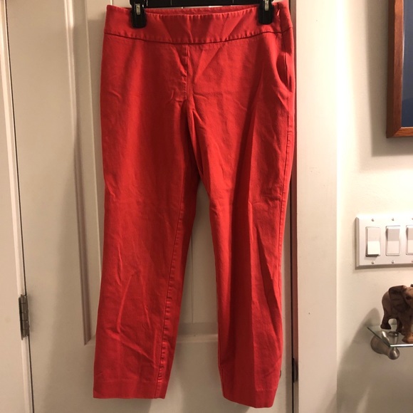 LOFT Pants - Loft Marisa Salmon Cropped Pants